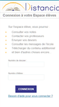 Mobile Screenshot of eleves.distancia.fr
